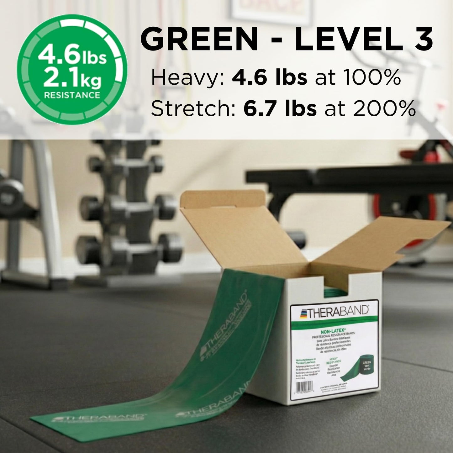 Theraband 25 Yard Green