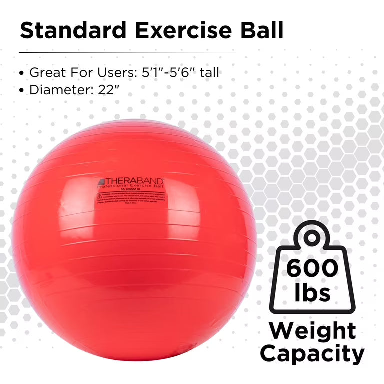 THERABAND Standard Exercise Ball Red