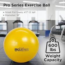 THERABAND Pro series Exercise Ball, Yellow